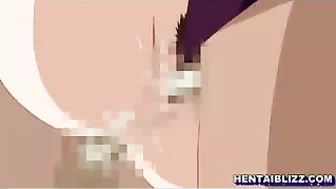 Hentai Double Penetration in the Train - Busty Beauties Take It to the Next Level