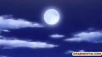 Monstrous Tentacle Fucking of Pregnant Hentai Coed