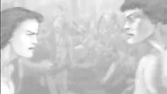 Hentai Threesome Fucks Sexy Girl in Hot Action