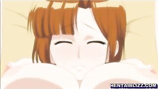 Japanese Anime Porn - Busty Hentai Cutie Gets Licked and Fingered until she cums!
