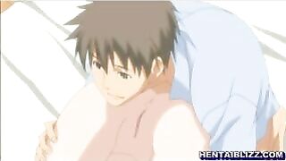 Japanese Anime Porn - Busty Hentai Cutie Gets Licked and Fingered until she cums!