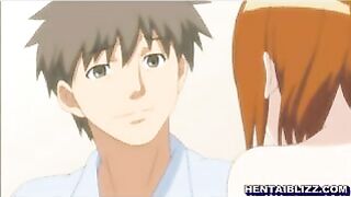Japanese Anime Porn - Busty Hentai Cutie Gets Licked and Fingered until she cums!