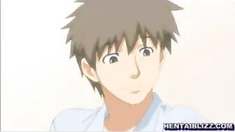 Japanese Anime Porn - Busty Hentai Cutie Gets Licked and Fingered until she cums!