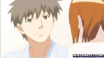 Japanese Anime Porn - Busty Hentai Cutie Gets Licked and Fingered until she cums!