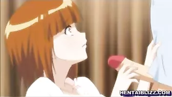 Japanese Anime Porn - Busty Hentai Cutie Gets Licked and Fingered until she cums!