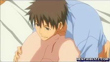 Japanese Anime Porn - Busty Hentai Cutie Gets Licked and Fingered until she cums!