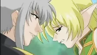 Elven Beauty's Bondage Fetish Fulfilled by a Monster Cock in the Forest