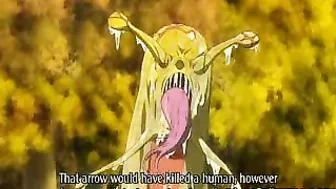 Hentai Beauty Gets Tentacle Monster Drilled All Over in the Forest