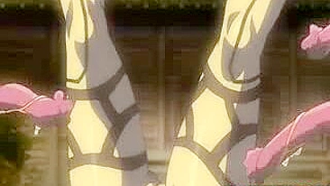 Hentai Beauty Gets Tentacle Monster Drilled All Over in the Forest