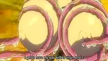 Hentai Beauty Gets Tentacle Monster Drilled All Over in the Forest
