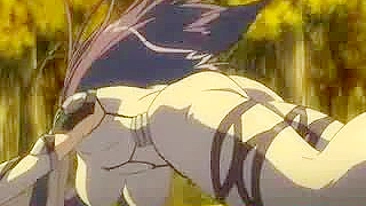 Hentai Beauty Gets Tentacle Monster Drilled All Over in the Forest