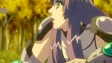 Hentai Beauty Gets Tentacle Monster Drilled All Over in the Forest