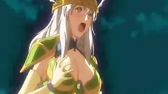 Hentai Princess Threesome With Double Dicks - Fucked!