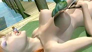 Hentai Fans' Delight - 3D Animated Slut Gets Fucked by Massive Tentacles