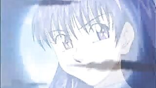 Shemale hentai with big boobs and a busty anime character get off on each other's cocks in this steamy porn video.