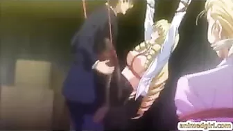 Bound and Busty Hentai Coed Gets Fierce Fucking Bound and Busty Hentai Coed Gets Fierce Fucking