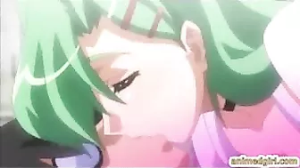 Bound and Busty Hentai Coed Gets Fierce Fucking