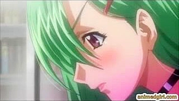 Bound and Busty Hentai Coed Gets Fierce Fucking