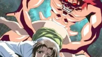 Demon and Pound this Sexy Hentai Woman's Juicy Pussy Lips!