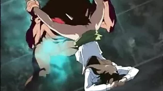 Demon and Pound this Sexy Hentai Woman's Juicy Pussy Lips!