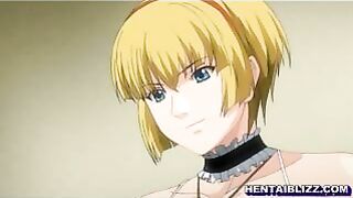 Busty Hentai Maids in Group Oral Sex and Facial Cumshot