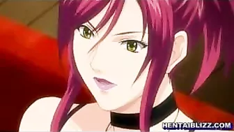 Busty Hentai Maids in Group Oral Sex and Facial Cumshot