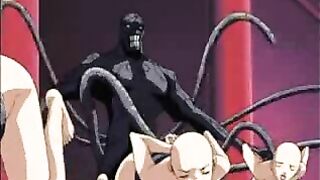 Our Collection of Monstrous Tentacle Sex with Bald Hentai Girls!