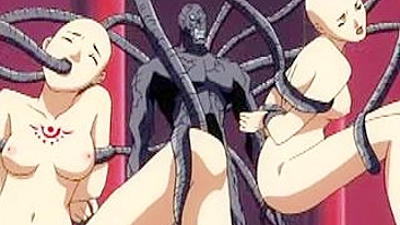 Our Collection of Monstrous Tentacle Sex with Bald Hentai Girls!