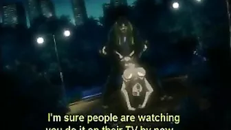 Hentai Cutie Gets Hard Fucked Outdoors by Pervy Guy with Bouncing Tits