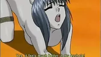 Tied-up Hentai Princess Gets Ass Injection with Enema