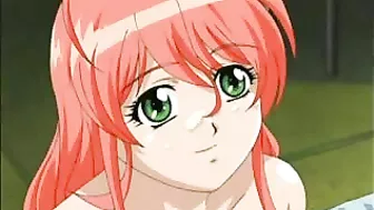 Redhead Hentai with Big Tits in Sixty-Nine Style Oral Sex