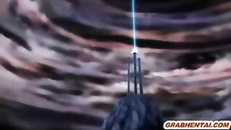 Tentacle Porn - Big Boobs Get Poked All Over in Hentai Heaven