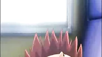 Hentai Coed Gets Ass Injection and Assfucked on Train Ride