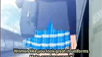 Hentai Coed Gets Ass Injection and Assfucked on Train Ride