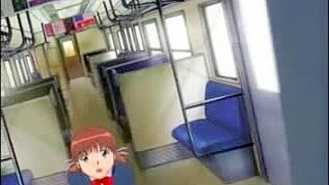 Hentai Coed Gets Ass Injection and Assfucked on Train Ride