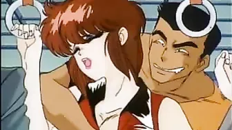 Horny Shemale Hentai with Big Boobs Sucks Big Cock