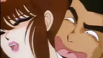 Horny Shemale Hentai with Big Boobs Sucks Big Cock