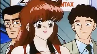 Horny Shemale Hentai with Big Boobs Sucks Big Cock