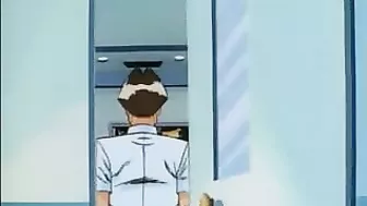 Horny Shemale Hentai with Big Boobs Sucks Big Cock