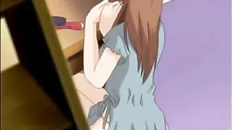 Hentai Anal Fisting and Cumming on Muzzled Anime Porn