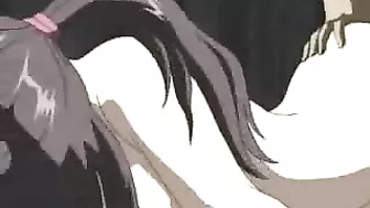 Humiliation and Bondage in Hentai - A Muzzled Submissive's Painful Pleasure