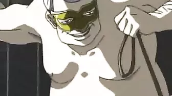 Humiliation and Bondage in Hentai - A Muzzled Submissive's Painful Pleasure