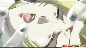 Tentacle Drilling Orgy with Blonde Hentai Goddess