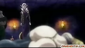 Tentacle Drilling Orgy with Blonde Hentai Goddess