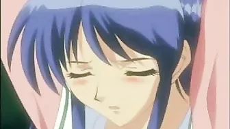 Bound Hentai Co-Ed Gets Fingered Pussy and Dildoed for Ultimate Pleasure