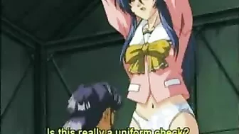 Bound Hentai Co-Ed Gets Fingered Pussy and Dildoed for Ultimate Pleasure