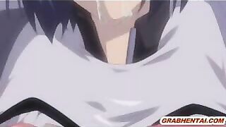 Tentacle-Drilling Porn Video Featuring Pregnant Hentai with Massive Boobs