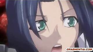 Tentacle-Drilling Porn Video Featuring Pregnant Hentai with Massive Boobs