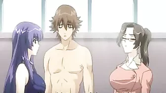 Tentacle Gangbang for Pregnant Hentai with Massive Boobs