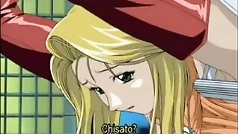 Tentacle Monster Bat Drills Hentai Porn Star's Huge Boobs and All Holes